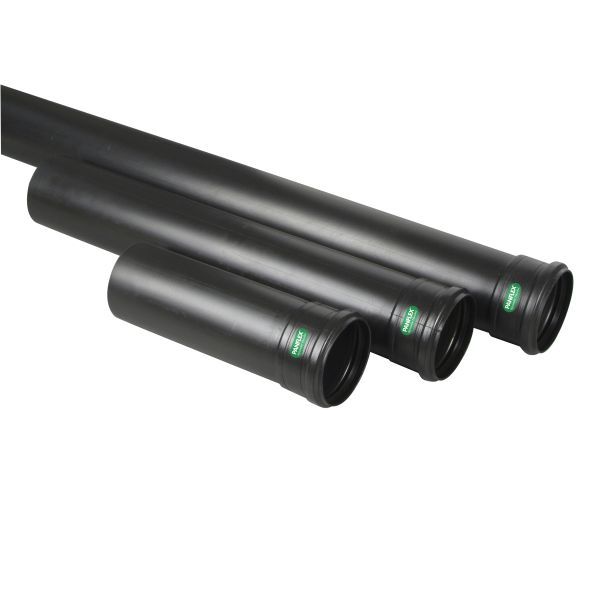 Ketelbuis PP zwart D80mm L250mm